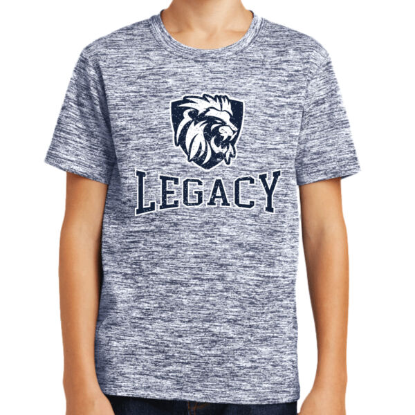 Sport-Tek - Youth PosiCharge Electric Heather Tee - Printed Logo Thumbnail