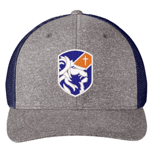 Port Authority - Flexfit Melange Mesh Back Trucker Cap - Embroidered Logo Thumbnail