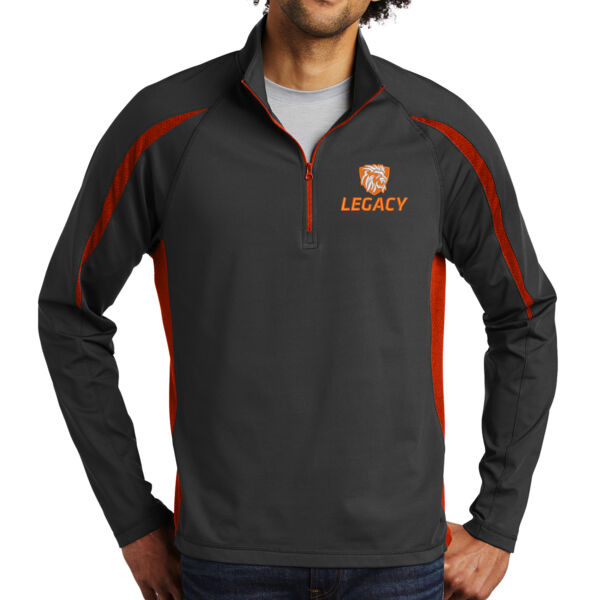 Sport-Tek® Sport-Wick® Stretch 1/2-Zip Colorblock Pullover - Embroidered Logo Thumbnail