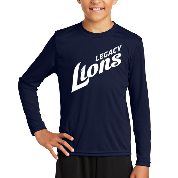 Sport-Tek® Youth Long Sleeve PosiCharge® Competitor™ Tee - Printed Logo Thumbnail
