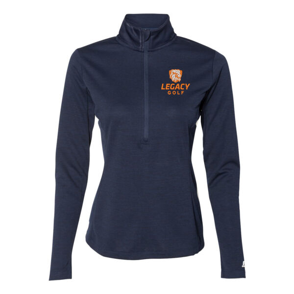 Russell - Ladies Dri-Power Lightweight 1/4 Zip Pullover - Embroidered Logo  Thumbnail