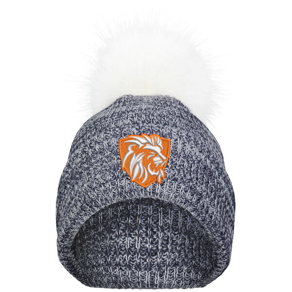 Pacific Headwear - Faux Fur Pom Beanie - Embroidered Logo Thumbnail