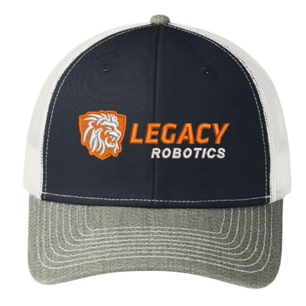 Port Authority® Snapback Trucker Cap - Embroidered Logo Thumbnail