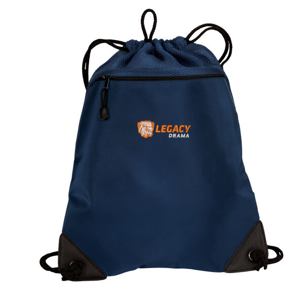 Port Authority® - Cinch Pack with Mesh Trim - Embroidered Logo Thumbnail