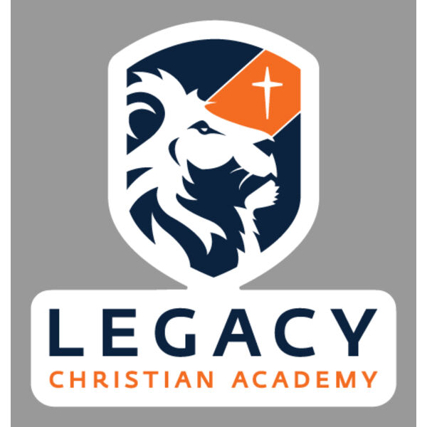 Legacy Christian Academy - 4.5" x 4.75" Static Window Cling  Thumbnail