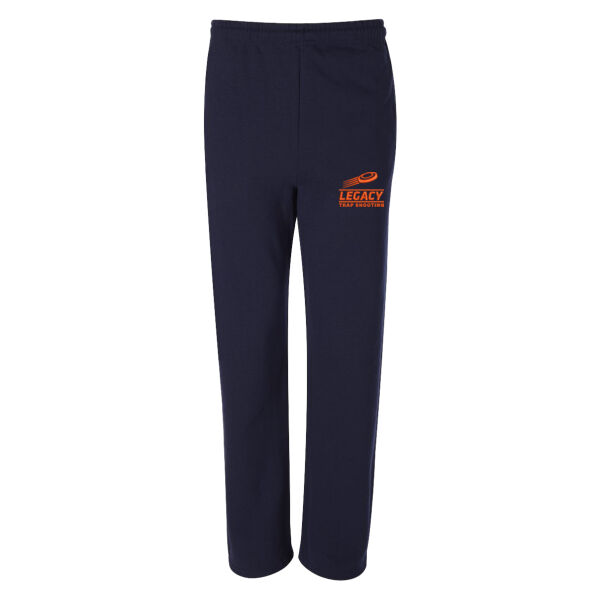 NuBlend Open Bottom Pocketed Sweatpants - Embroidered Logo Thumbnail