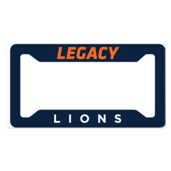 Custom License Plate  - Sublimated Logo Thumbnail