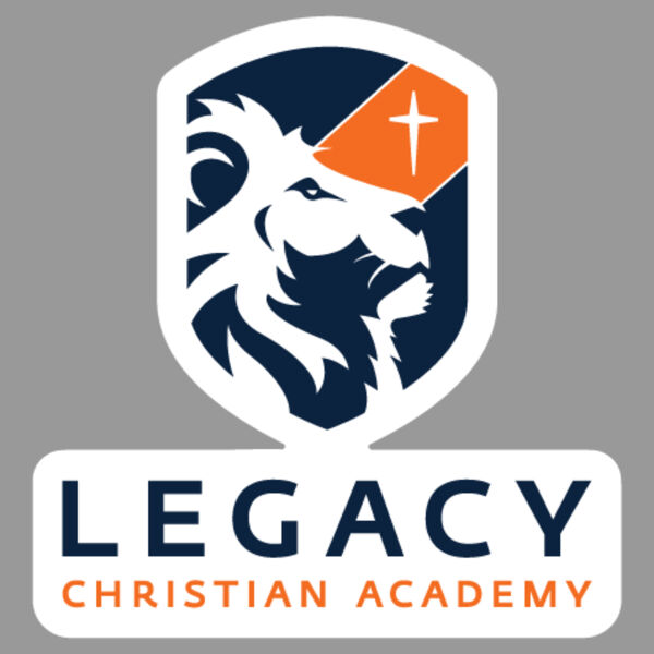 Legacy Christian Academy - 4.5" x 4.75" Matte Sticker Thumbnail