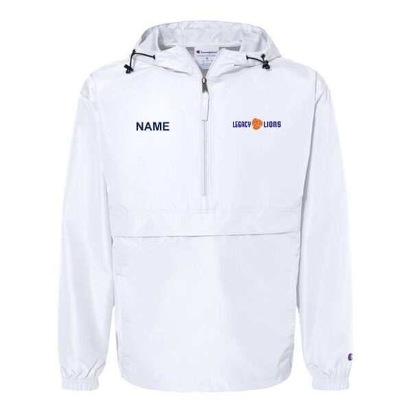 Champion - Packable Quarter-Zip Jacket - Embroidered Logo ** Add Name for $5! ** Thumbnail