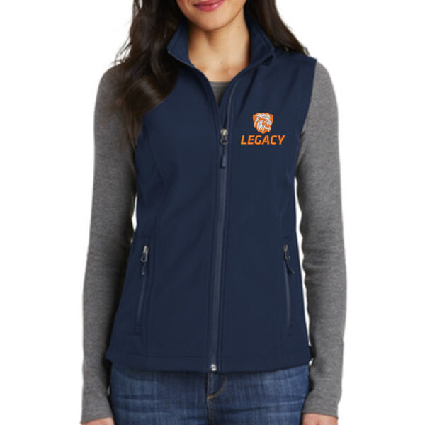 Port Authority® Ladies Core Soft Shell Vests - Embroidered Logo Thumbnail