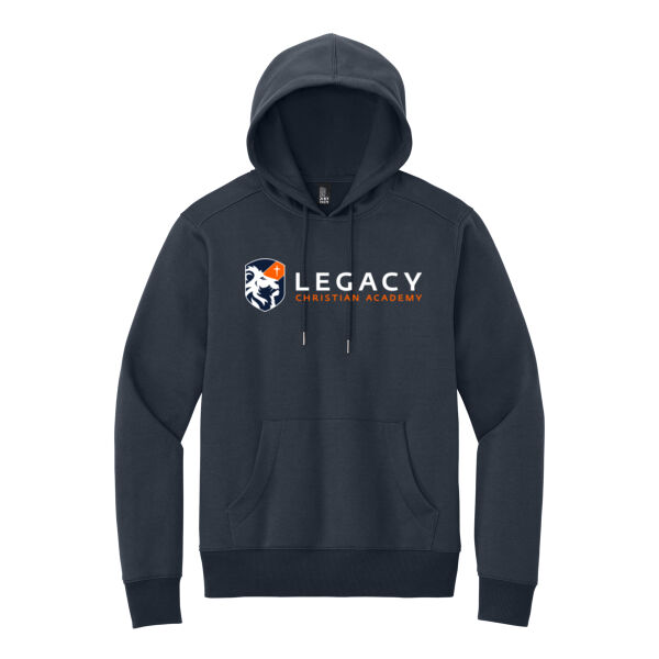 District® Perfect Weight® Fleece Hoodie - Printed Logo Thumbnail