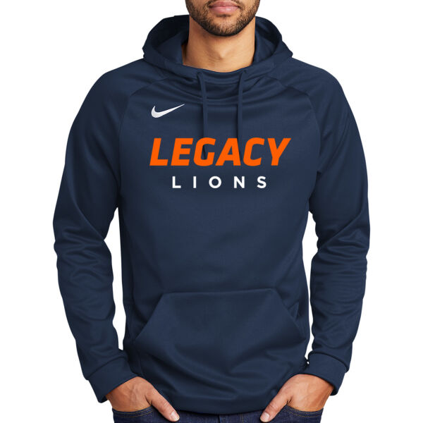 Nike Therma-FIT Pullover Fleece Hoodie - Printed Logo Thumbnail