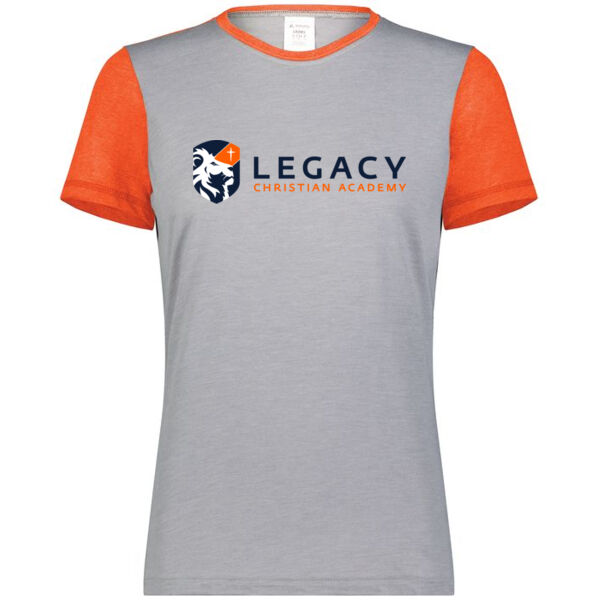 Augusta - Ladies Gameday Vintage Ringer Tee - Printed Logo Thumbnail