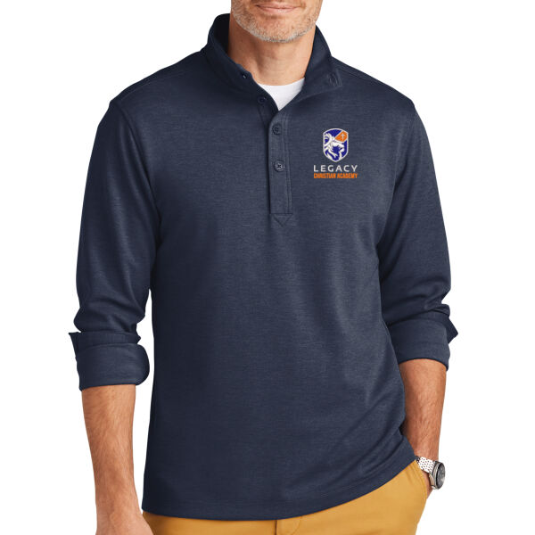 Brooks Brothers® Mid-Layer Stretch 1/2-Button - Embroidered Logo Thumbnail