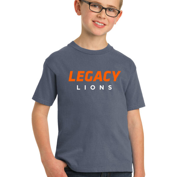 Port & Company® Youth Beach Wash® Garment-Dye Tee - Printed Logo Thumbnail