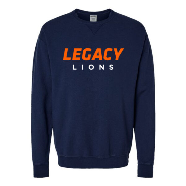 ComfortWash by Hanes - Garment-Dyed Unisex Crewneck Sweatshirt - Printed Logo Thumbnail