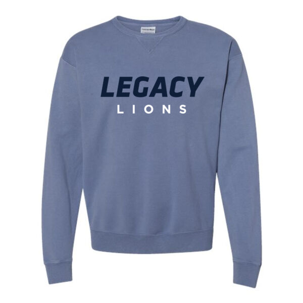 ComfortWash by Hanes - Garment-Dyed Unisex Crewneck Sweatshirt - Screen Print Logo Thumbnail