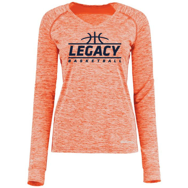Holloway - Ladies Electrify Coolcore Long Sleeve Tee - Printed Logo Thumbnail