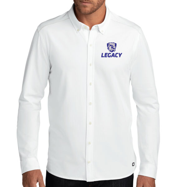 OGIO ® Code Stretch Long Sleeve Button-Up - Embroidered Logo Thumbnail
