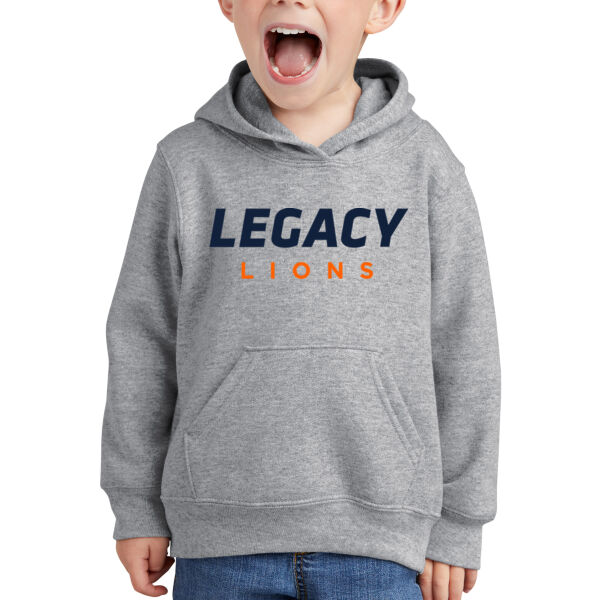 Port & Company® Toddler Core Fleece Pullover Hooded Sweatshirt - Printed Logo Thumbnail