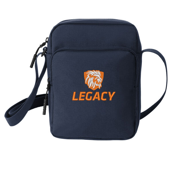 Port Authority® Upright Crossbody Bag - Embroidered Logo Thumbnail
