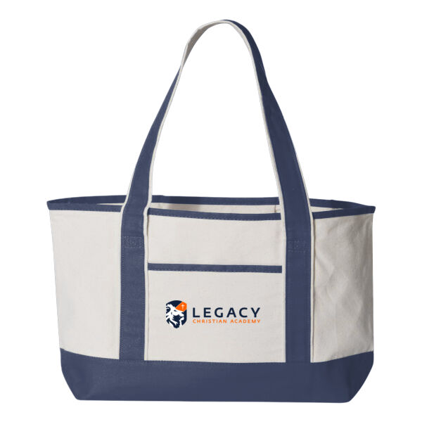 Q-Tees - 20L Small Deluxe Tote - Printed Logo Thumbnail