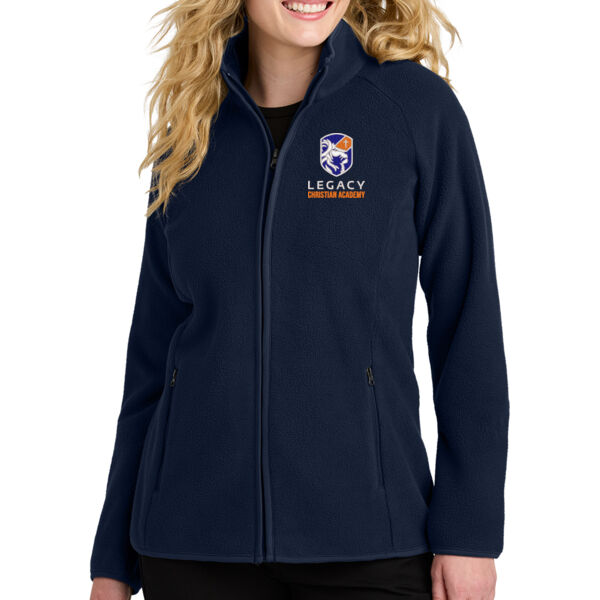 Port Authority® Women's C-FREE® Raglan Fleece - Embroidered Logo Thumbnail