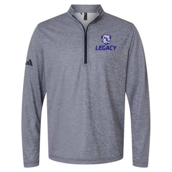 Adidas - Space Dyed Quarter-Zip Pullover - Embroidered Logo Thumbnail