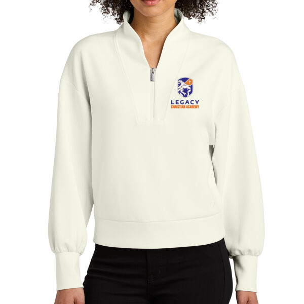 OGIO® Women’s Transcend 1/4-Zip - Embroidered Logo Thumbnail
