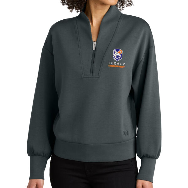 OGIO® Women’s Transcend 1/4-Zip - Embroidered Logo Thumbnail