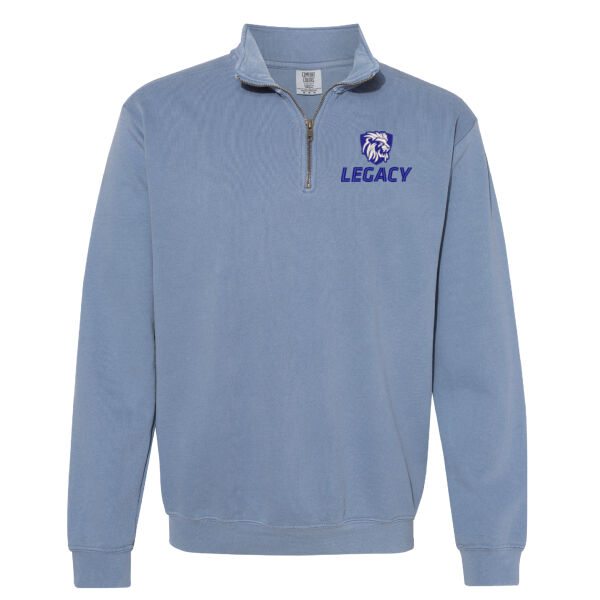 Comfort Colors - Garment-Dyed Quarter Zip Sweatshirt - Embroidered Logo Thumbnail