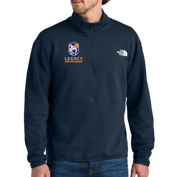 The North Face® Double-Knit 1/2-Zip Fleece - Embroidered Logo Thumbnail