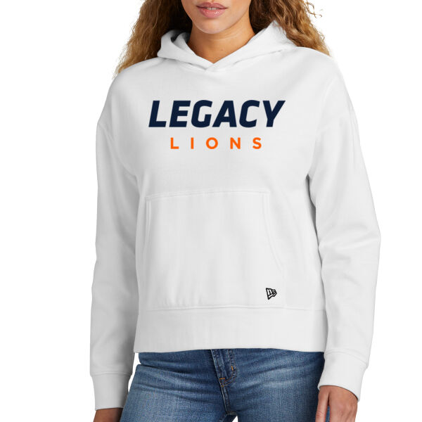 New Era® Ladies Comeback Fleece Pullover Hoodie - Applique Logo Thumbnail