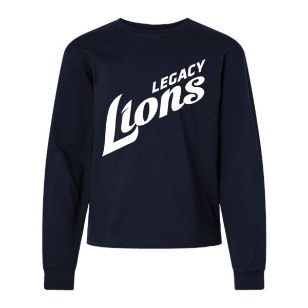 BELLA + CANVAS - Youth 6oz. Heavyweight Long Sleeve Tee - Printed Logo Thumbnail