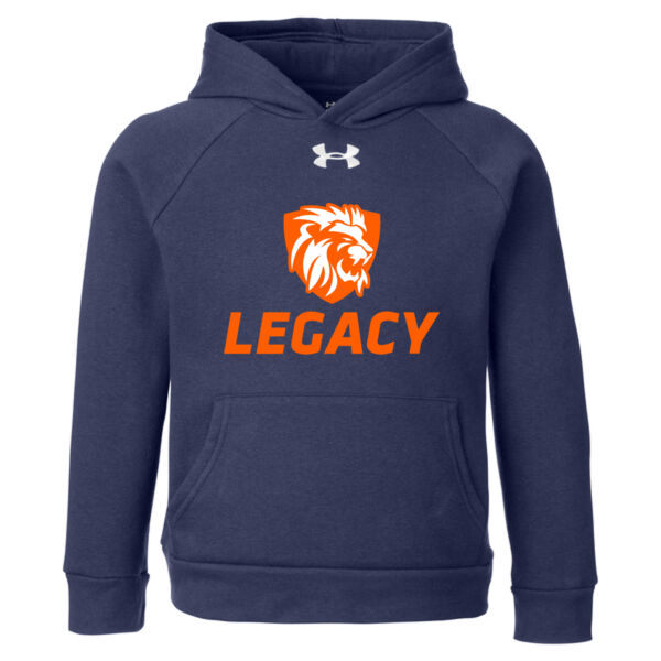 Under Armour - Youth Rival Fleece Hoodie - Printed Logo Thumbnail