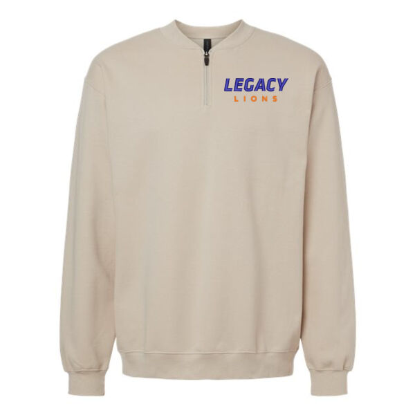 Gildan - Softstyle® Midweight 1/4 Zip Sweatshirt - Embroidered Logo Thumbnail