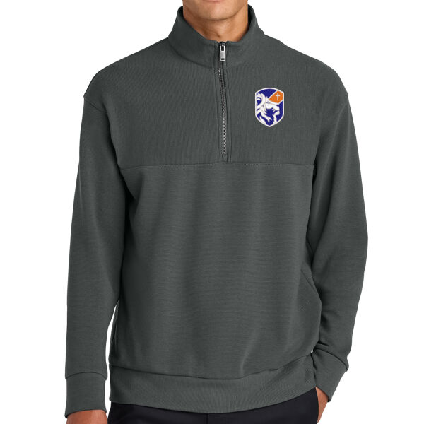 Mercer+Mettle® Linear Texture 1/4-Zip - Embroidered Logo Thumbnail