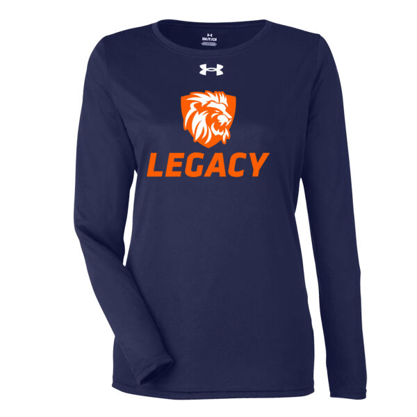 Under Armour - Women's Team Tech™ Long Sleeve T-Shirt - Printed Logo Thumbnail