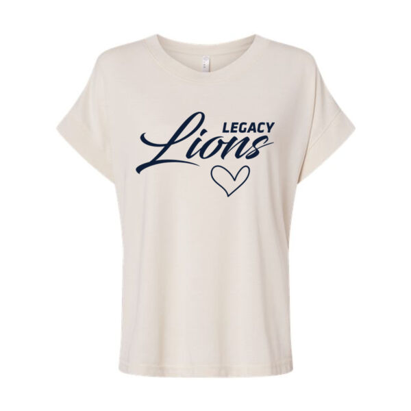 LAT - Women's Relaxed Vintage Wash Tee - Printed Logo Thumbnail
