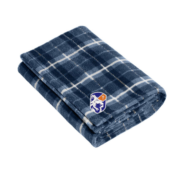 Port Authority® Small Ultra Plush Blanket - Embroidered Logo Thumbnail
