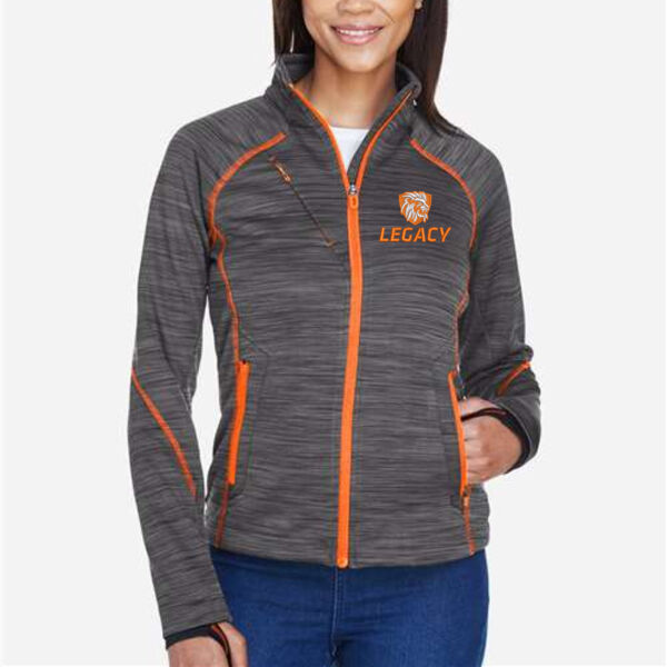North End - Women's Flux Mélange Bonded Fleece Jacket - Embroidered Logo North End - Women's Flux Mélange Bonded Fleece Jacket - Embroidered Logo Thumbnail