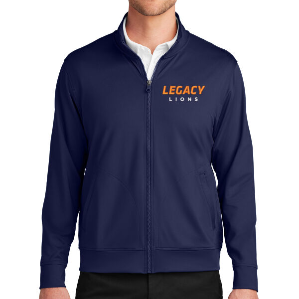 Port Authority® C-FREE® Double Knit Full-Zip - Embroidered Logo Thumbnail