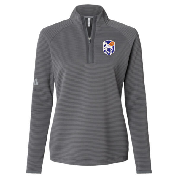 Adidas - Women's Spacer Quarter-Zip Pullover - Embroidered Logo Thumbnail