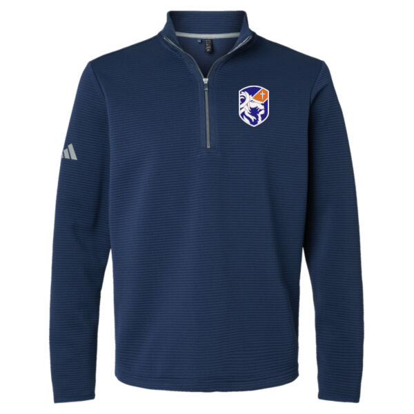 Adidas - Men's Spacer Quarter-Zip Pullover - Embroidered Logo Thumbnail