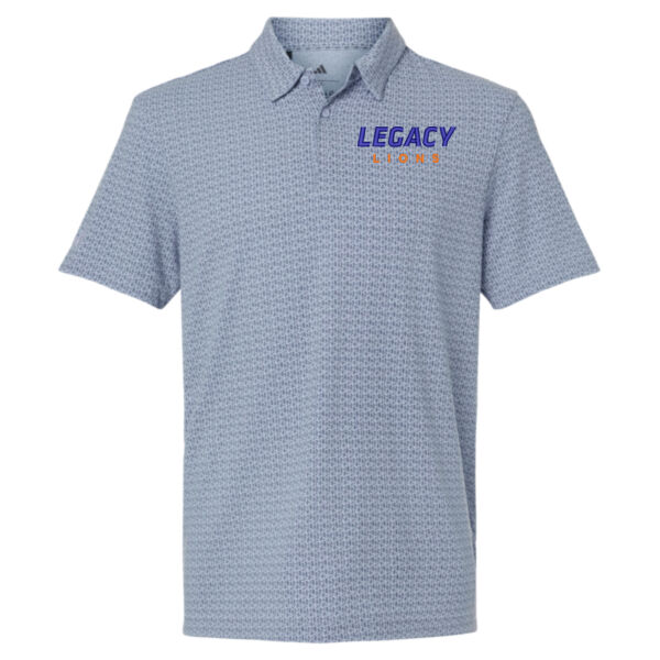 Adidas - Men's Printed Blend Polo - Embroidered Logo Thumbnail