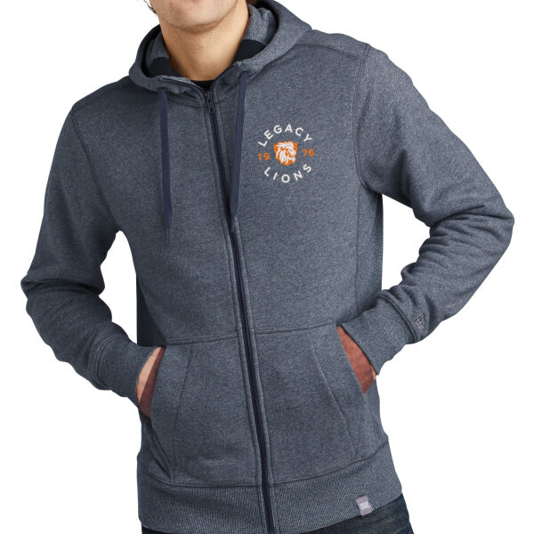 New Era® French Terry Full-Zip Hoodie - Embroidered Logo Thumbnail