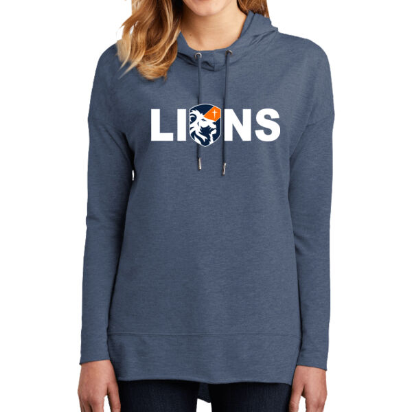 District ® Women’s Featherweight French Terry ™ Hooded Tee - Printed Logo Thumbnail