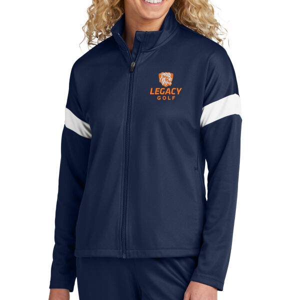 Sport-Tek® Women's Travel Full-Zip Jacket - Embroidered Logo Thumbnail