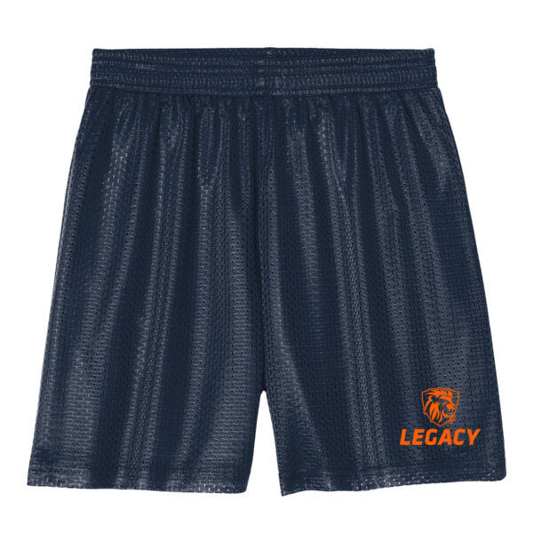 YOUTH SIZES - Sport-Tek® Youth PosiCharge® Mesh 5” Short - Printed Logo Thumbnail