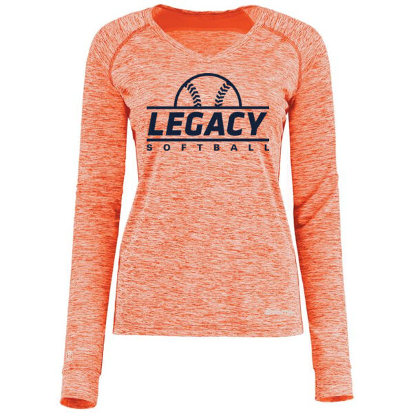 Holloway - Ladies Electrify Coolcore Long Sleeve Tee - Printed Logo Thumbnail